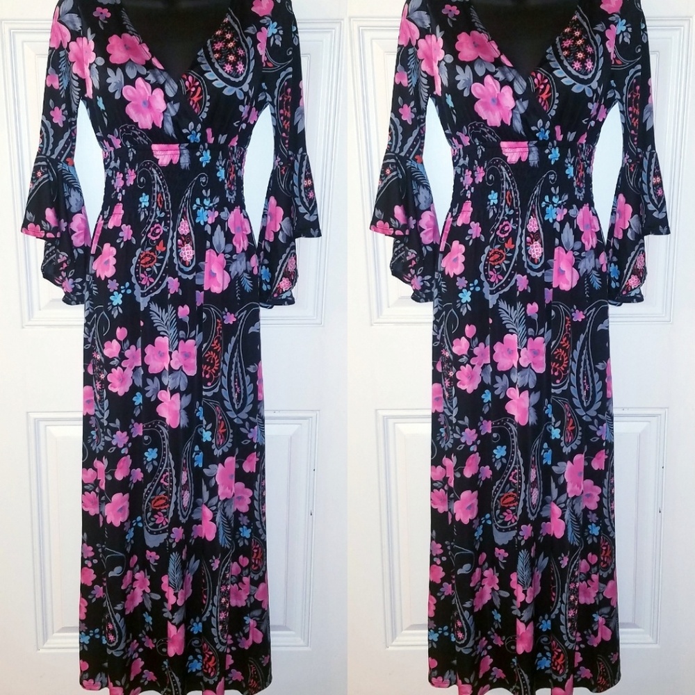 Floral maxi dress